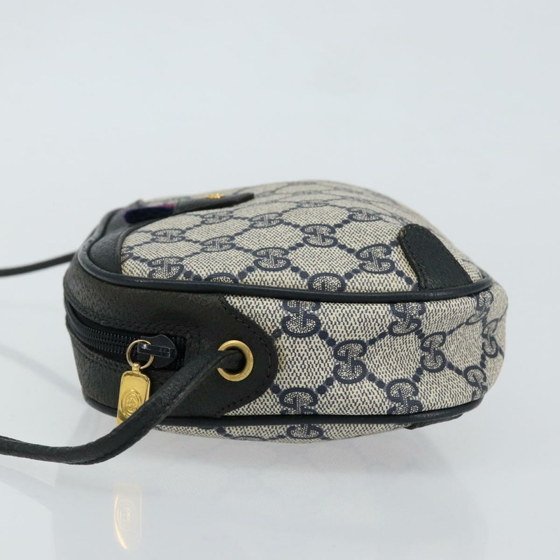 【日本直送】GUCCI GG Supreme Sherry Line 單肩包 PVC 海軍藍/紅色 89 02 066 正品 150546-4