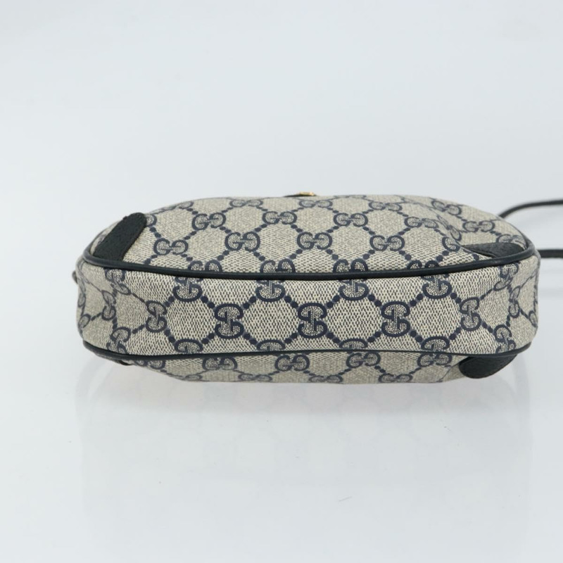 【日本直送】GUCCI GG Supreme Sherry Line 單肩包 PVC 海軍藍/紅色 89 02 066 正品 150546-8