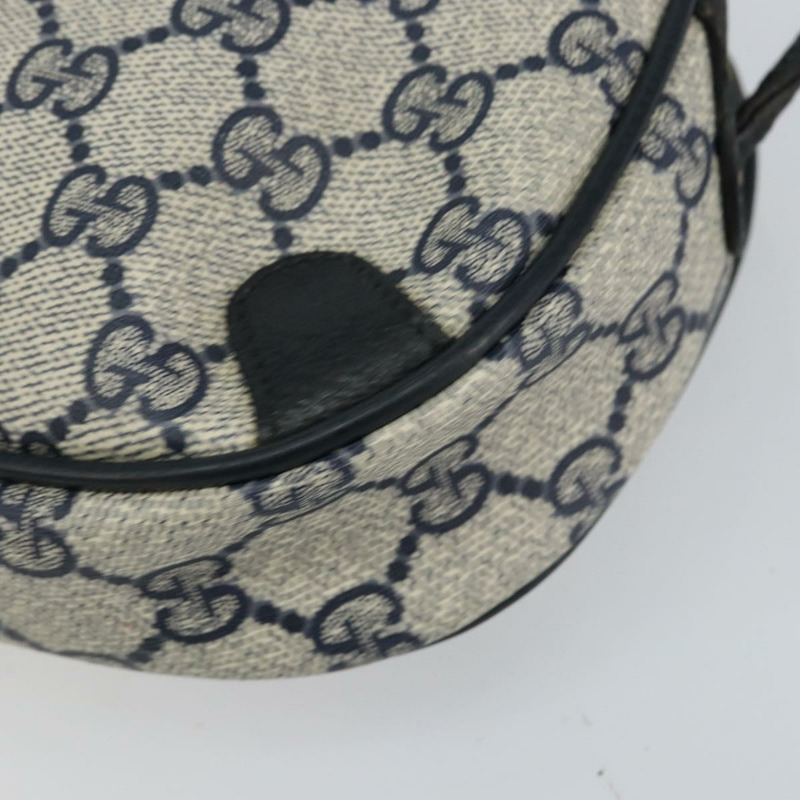 【日本直送】GUCCI GG Supreme Sherry Line 單肩包 PVC 海軍藍/紅色 89 02 066 正品 150546-9