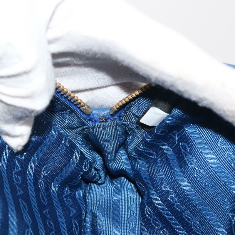 【日本直送】PRADA 尼龍藍金肩包 正品 150608-18