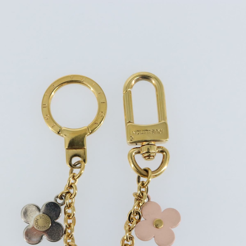【日本直送】路易威登 Bijoux Sac Chainne Fleur De Epi 吊飾金色 M80241 正品 150790-2