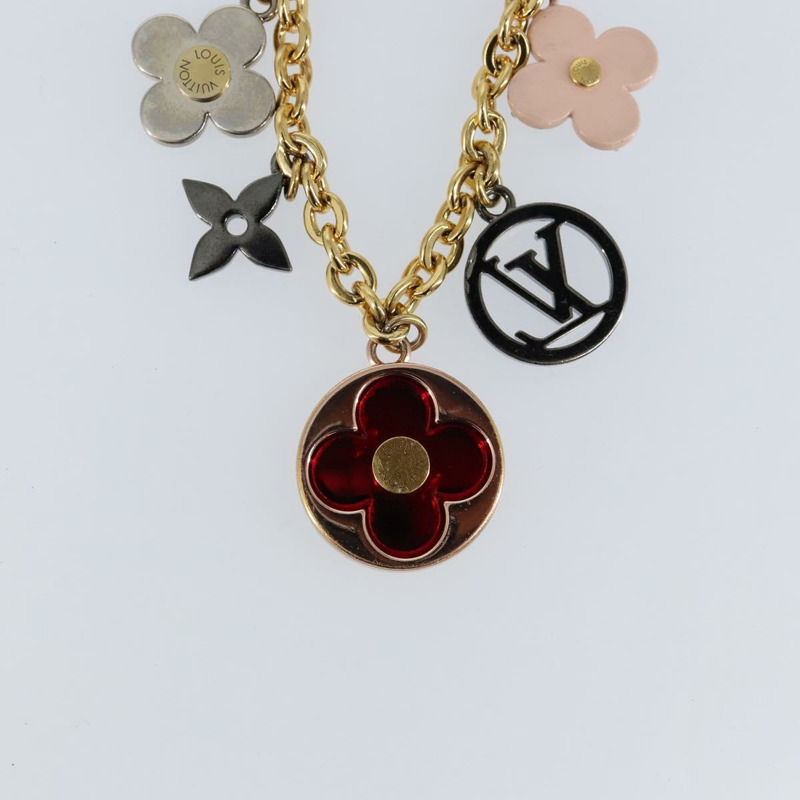 【日本直送】路易威登 Bijoux Sac Chainne Fleur De Epi 吊飾金色 M80241 正品 150790-4