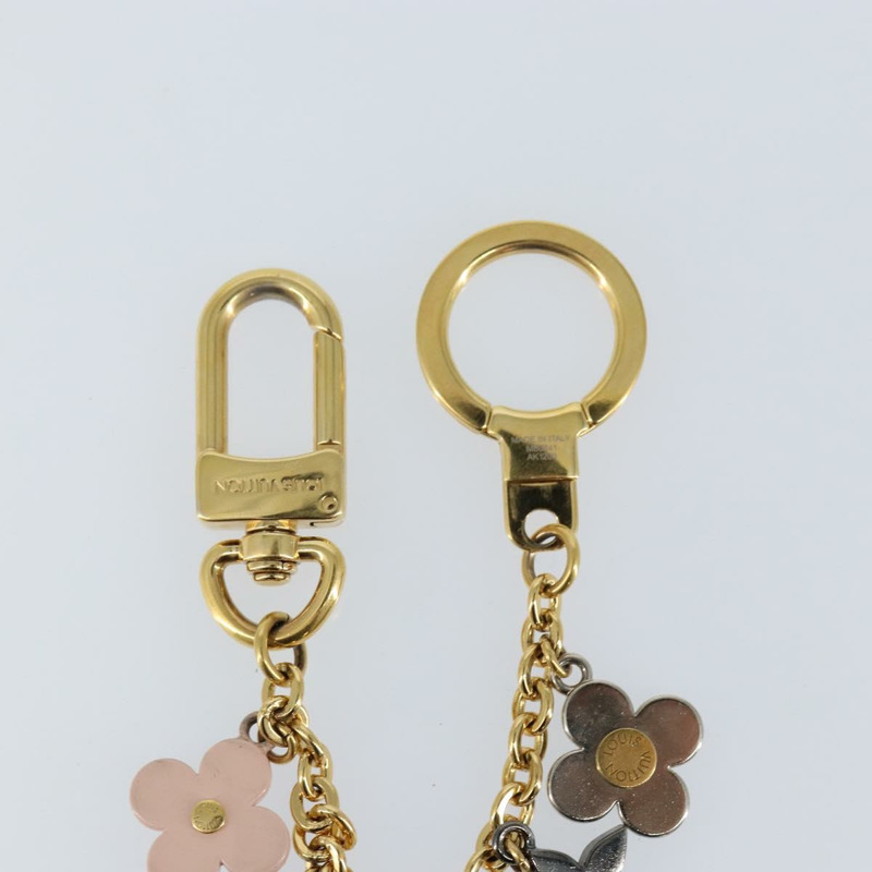 【日本直送】路易威登 Bijoux Sac Chainne Fleur De Epi 吊飾金色 M80241 正品 150790-6