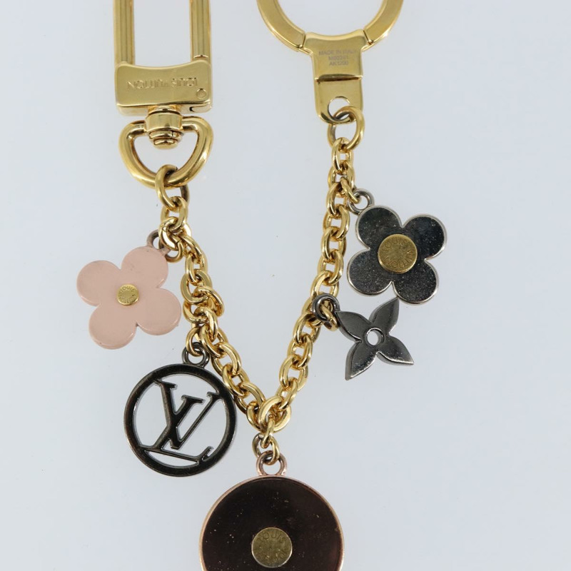 【日本直送】路易威登 Bijoux Sac Chainne Fleur De Epi 吊飾金色 M80241 正品 150790-7