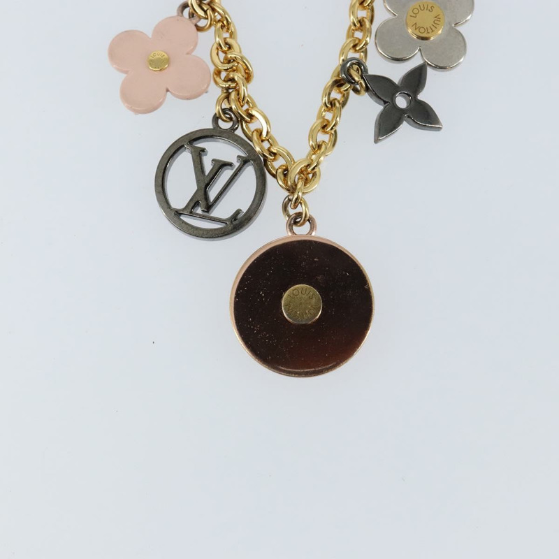 【日本直送】路易威登 Bijoux Sac Chainne Fleur De Epi 吊飾金色 M80241 正品 150790-8