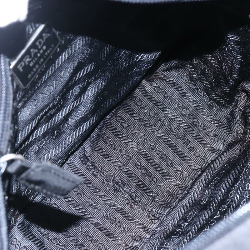 【日本直送】PRADA 尼龍手提包 黑色 Auth bs30539-17