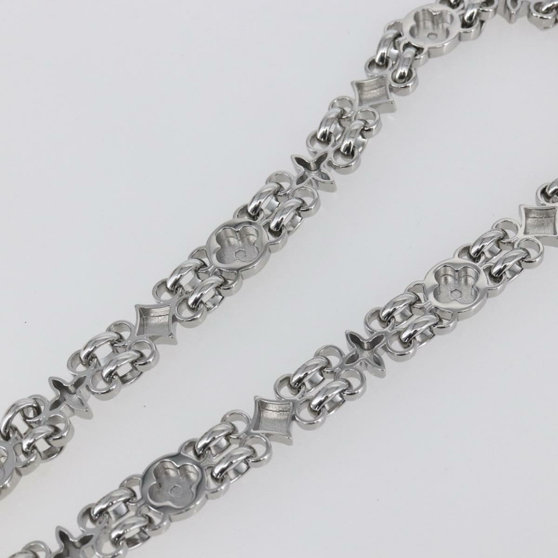 【日本直送】路易威登金屬鏈條肩帶，23.6英寸，銀色，LV正品，貨號150647-7