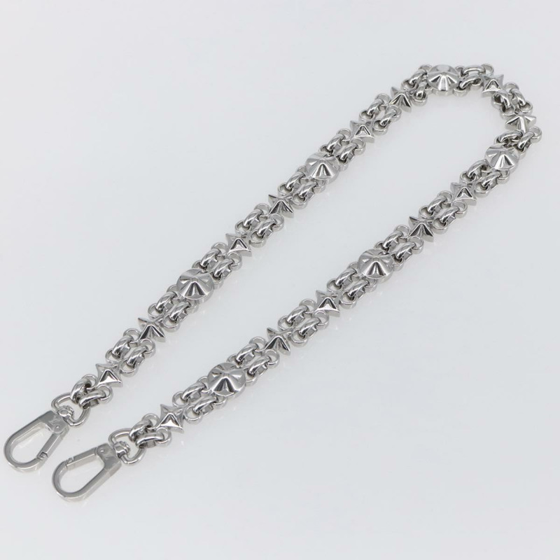 【日本直送】路易威登金屬鏈條肩帶，23.6英寸，銀色，LV正品，貨號150795-1