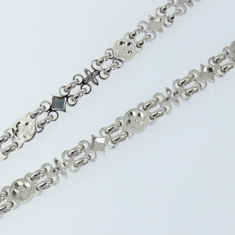 【日本直送】路易威登金屬鏈條肩帶，25.6英寸，銀色，LV正品，貨號150636-7