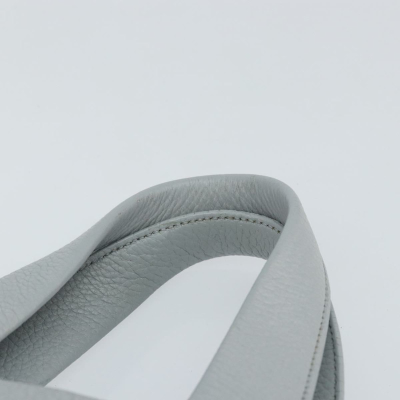 【日本直送】PRADA 小號托特包 沖孔皮革 灰色 金色 正品 bs30580-7