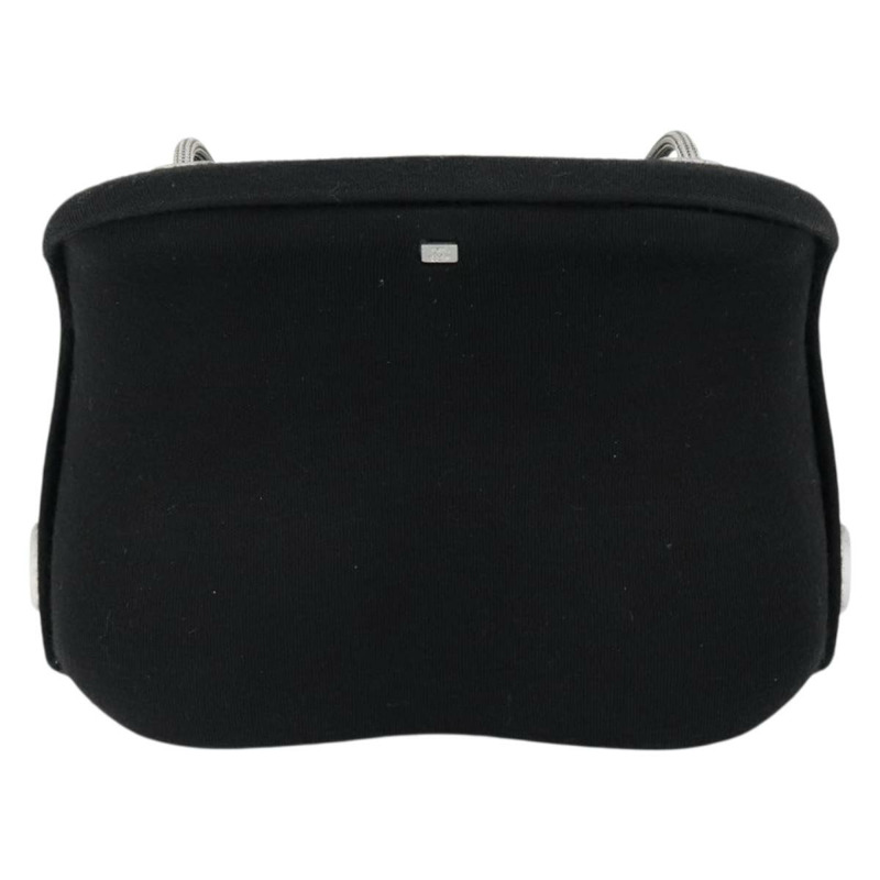 【日本直送】香奈兒 腰包 單肩包 棉質 黑色 CC Auth bs30491-1