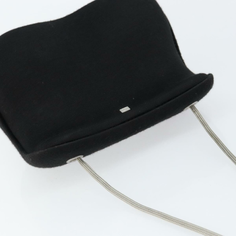 【日本直送】香奈兒 腰包 單肩包 棉質 黑色 CC Auth bs30491-5