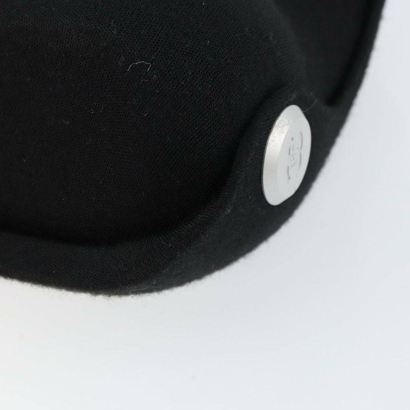 【日本直送】香奈兒 腰包 單肩包 棉質 黑色 CC Auth bs30491-9