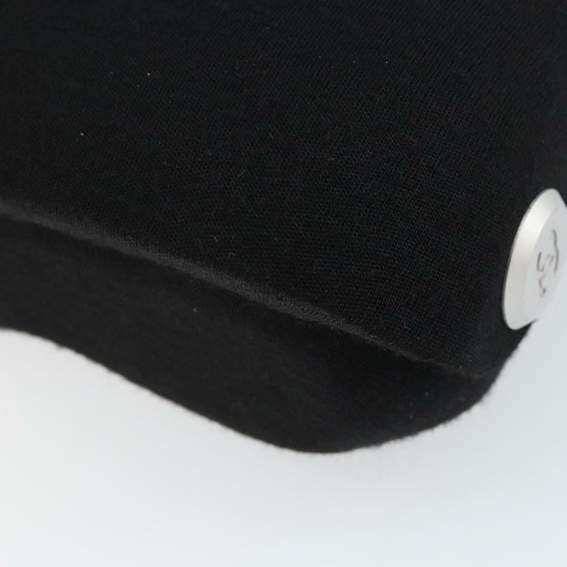 【日本直送】香奈兒 腰包 單肩包 棉質 黑色 CC Auth bs30491-11