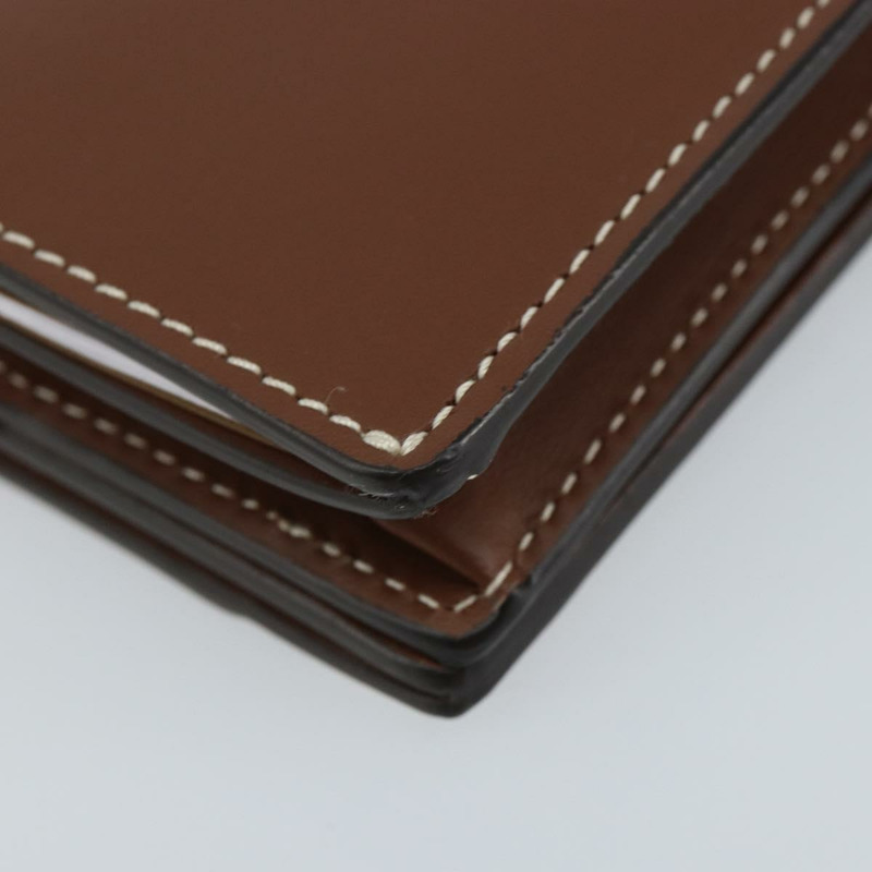 【日本直送】BURBERRY Nova 格紋雙折皮夾 皮革 棕色 金色 正品 143410-10