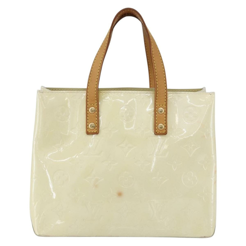 【日本直送】路易威登 Monogram Vernis Reade PM 手提包 灰色 M91145 LV Auth hk3182-12