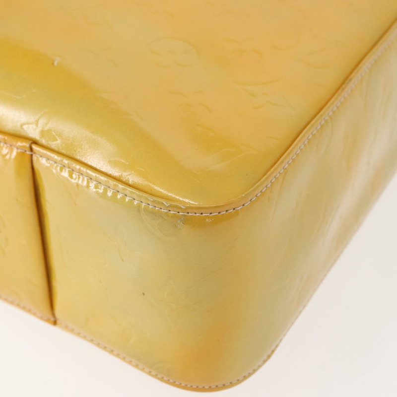 【日本直送】路易威登 Monogram Vernis Columbus 手提包 灰色 M91028 LV Auth hk3200-14