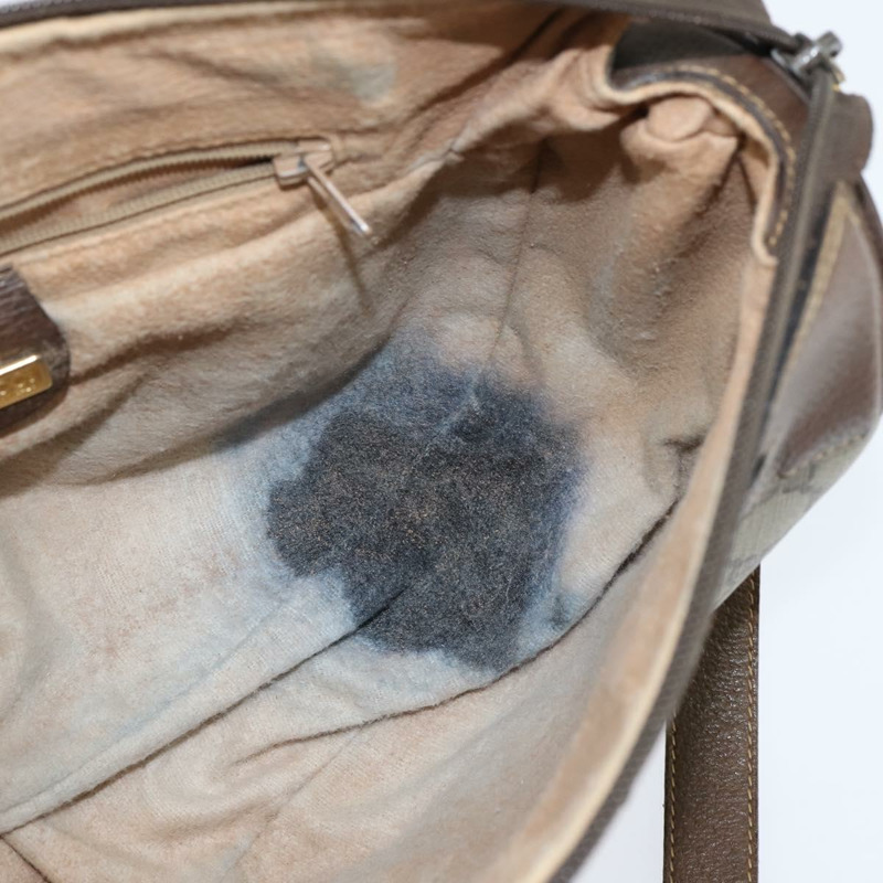 【日本直送】GUCCI GG Supreme Web Sherry Line 手提包 PVC 米色 金色 001 58 0918 正品 BA7459-16