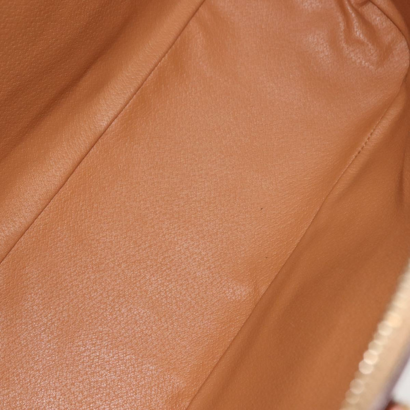 【日本直送】CELINE Macadam帆布手提包 PVC皮革 棕色 金色 正品 ki6134-16