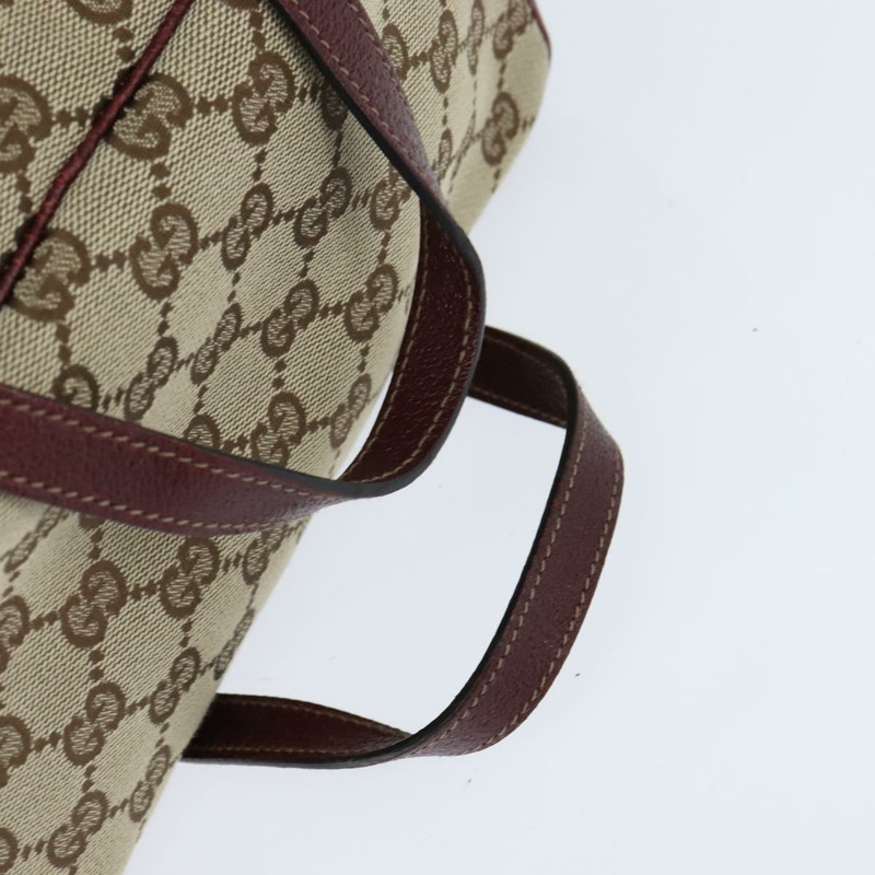 【日本直送】GUCCI GG帆布化妝包 米色 銀色 124540 正品 150730-6