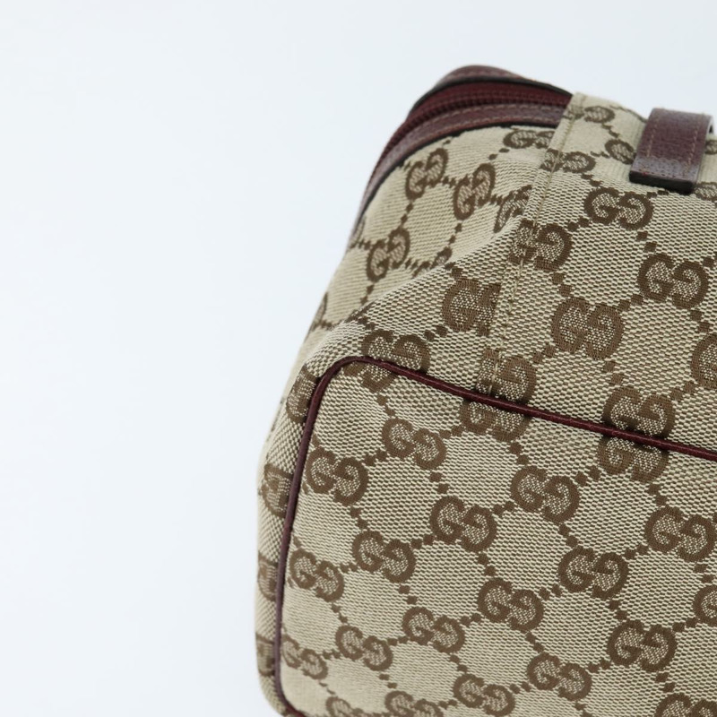 【日本直送】GUCCI GG帆布化妝包 米色 銀色 124540 正品 150730-9