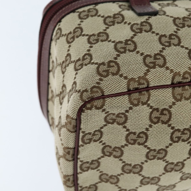 【日本直送】GUCCI GG帆布化妝包 米色 銀色 124540 正品 150730-11