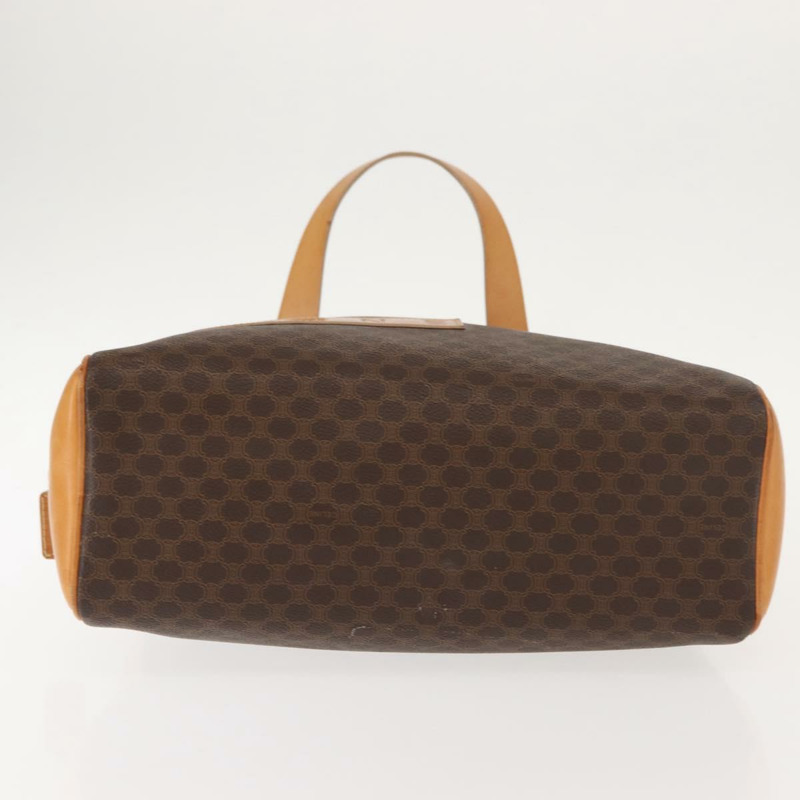 【日本直送】CELINE Macadam帆布手提包 PVC棕色金色 正品 147897-8