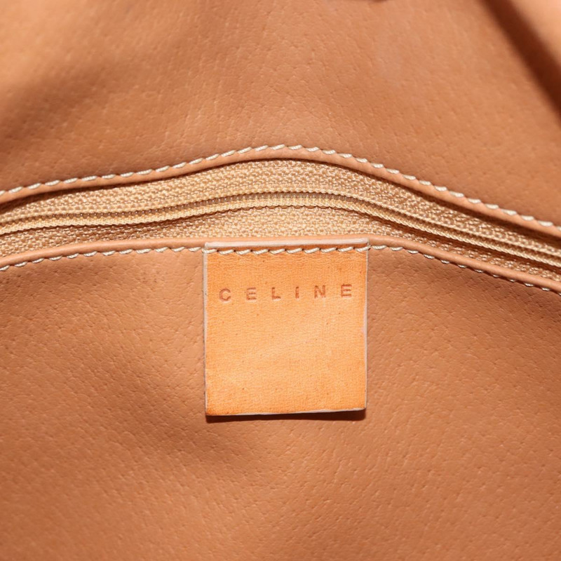 【日本直送】CELINE Macadam帆布手提包 PVC棕色金色 正品 147897-14
