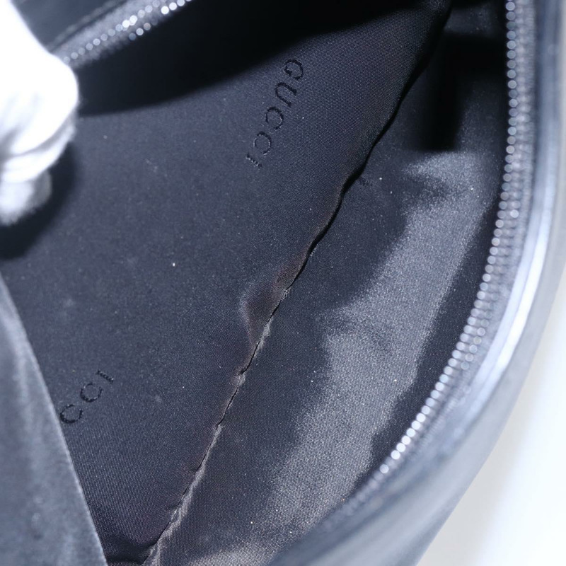 【日本直送】GUCCI 黑色皮革單肩包 001 3778 1705 正品編號 147857-22