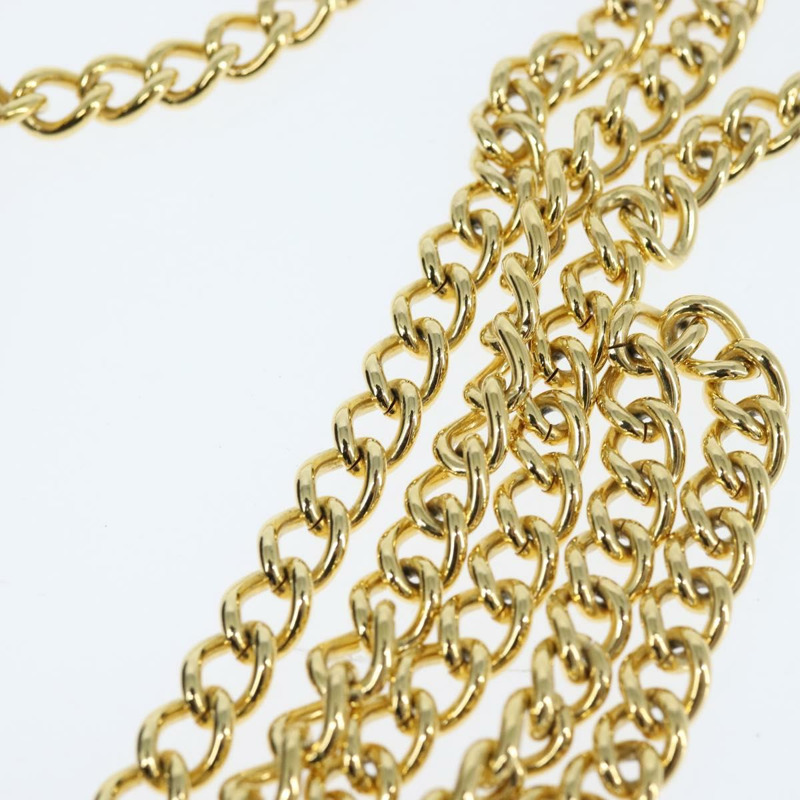 【日本直送】Salvatore Ferragamo Gancini 鏈條單肩包，黑色皮革，金色，正品，貨號 151140-7