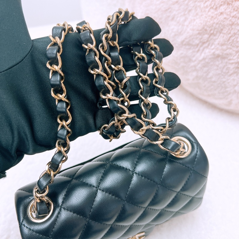 全新 Chanel 黑金方胖子 cf 17-8