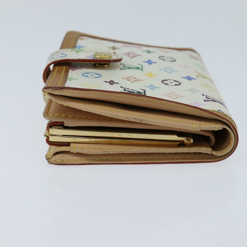 【日本直送】路易威登 多色 Porte Monnaie Viennois 皮夾白色 M92987 正品 151172-2