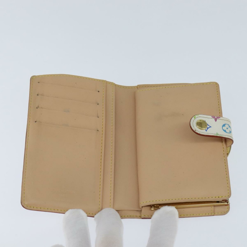 【日本直送】路易威登 多色 Porte Monnaie Viennois 皮夾白色 M92987 正品 151172-8