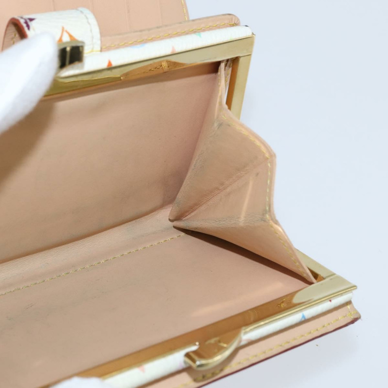 【日本直送】路易威登 多色 Porte Monnaie Viennois 皮夾白色 M92987 正品 151172-18