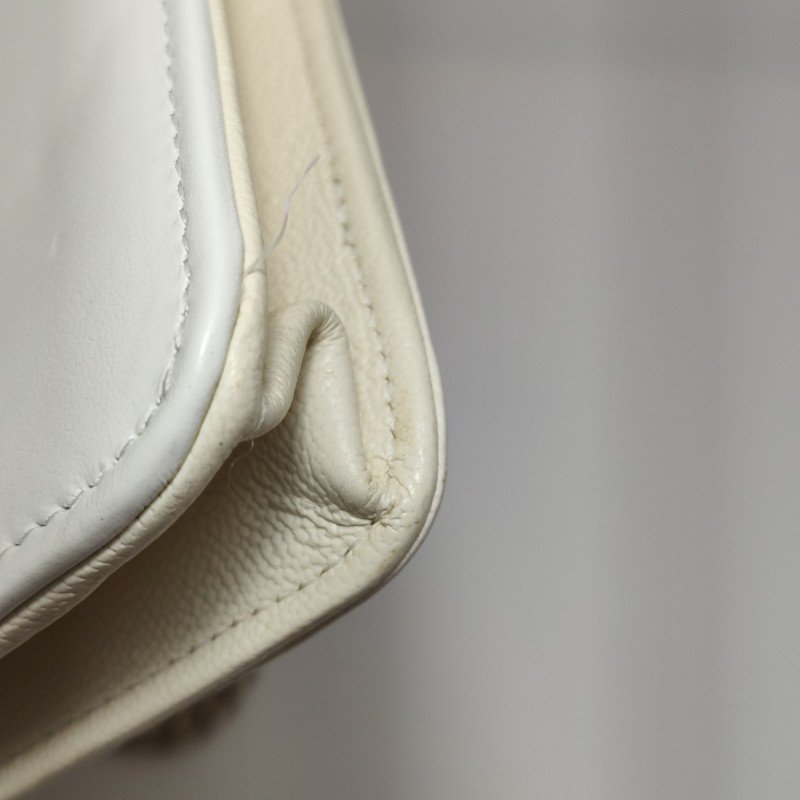 Chanel Boy Bag牛皮菱格方形雙C鎖扣WOC斜挎包單肩包-18