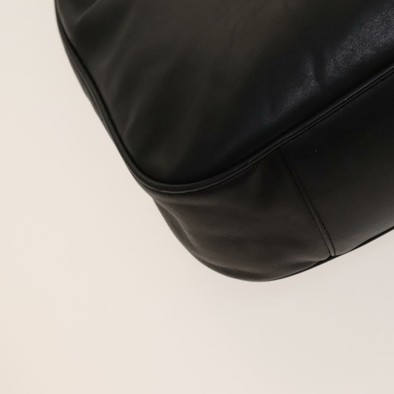 【日本直送】GUCCI 竹節手提包 皮革 兩用 黑色 金色 001 1781 1577 0 Auth 137281-15