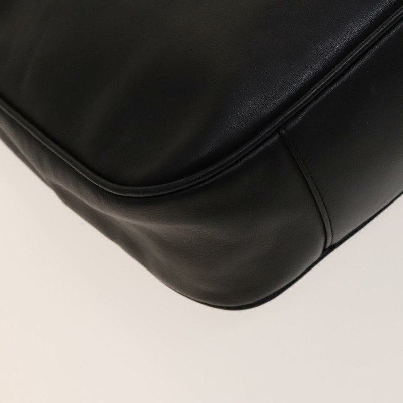 【日本直送】GUCCI 竹節手提包 皮革 兩用 黑色 金色 001 1781 1577 0 Auth 137281-17