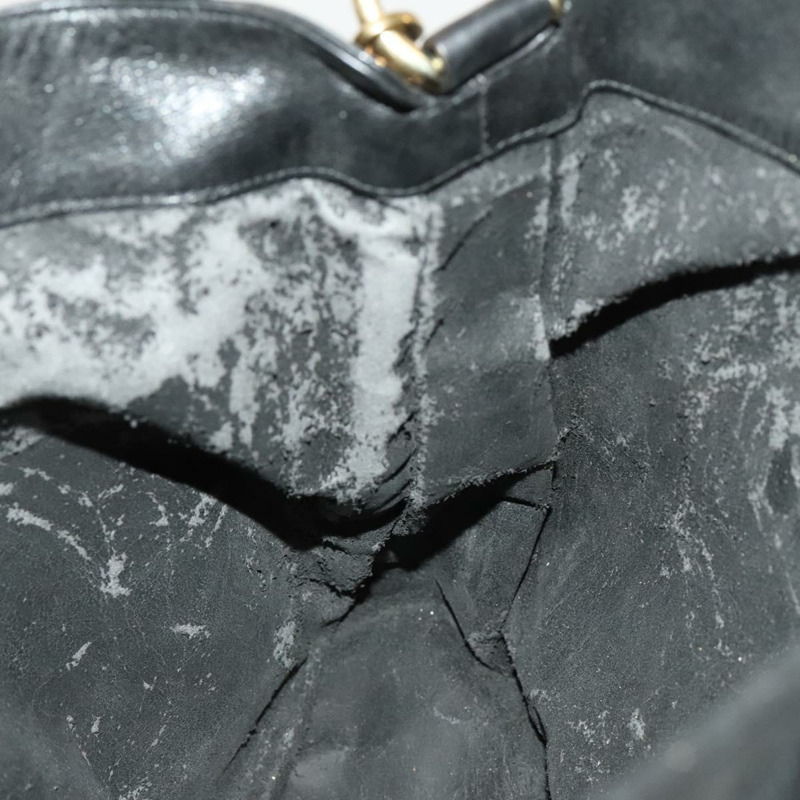 【日本直送】GUCCI 竹節肩背包 皮革 兩用 黑色 金色 001 1998 1577 正品 139142-10