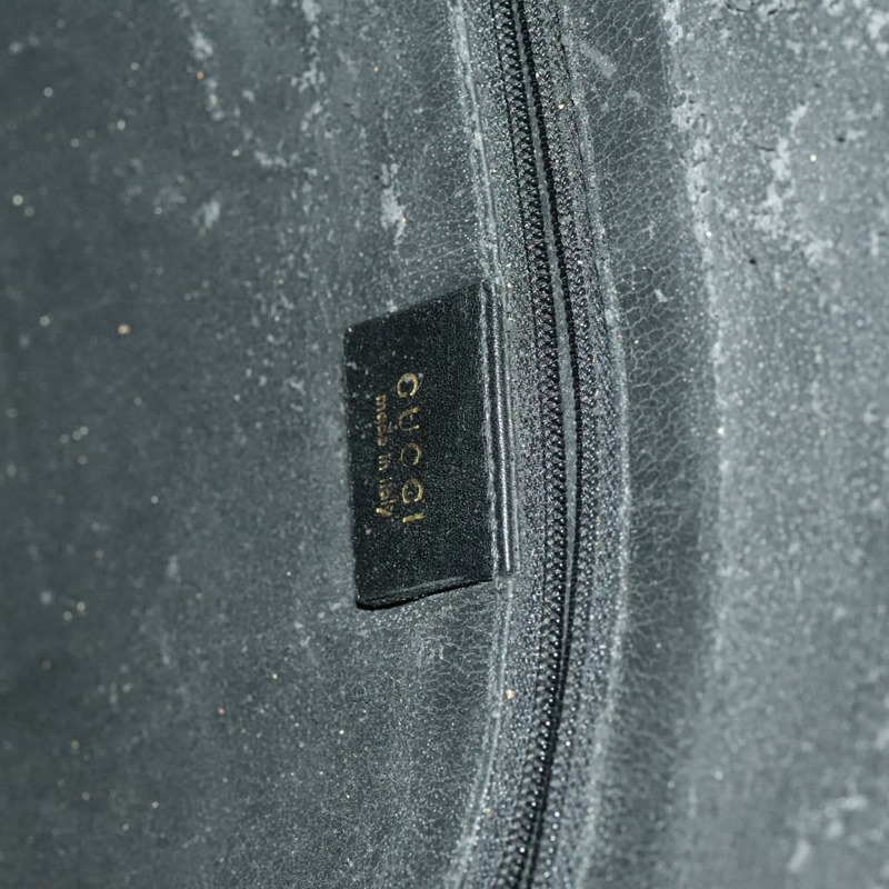 【日本直送】GUCCI 竹節肩背包 皮革 兩用 黑色 金色 001 1998 1577 正品 139142-18