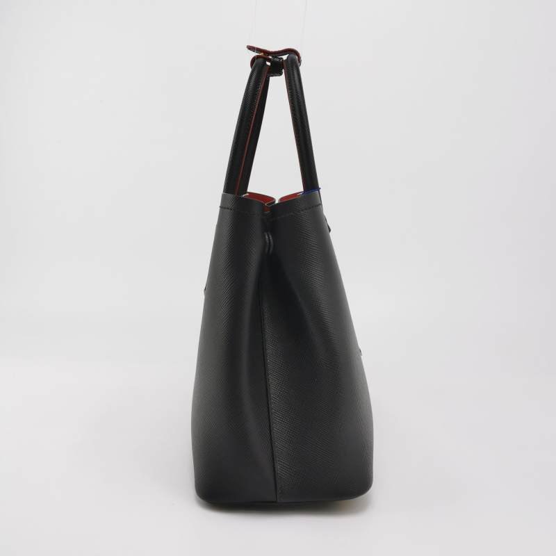 Prada Double 中號牛皮純色三角徽標斜挎包單肩包-3