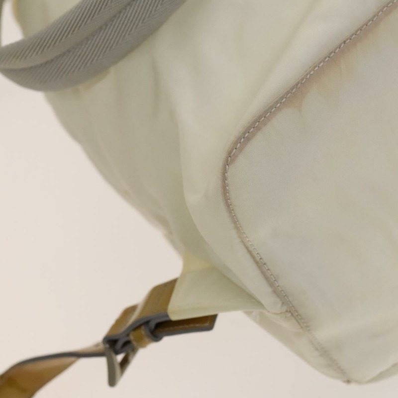 【日本直送】PRADA 雙肩包 尼龍 白色 銀色 正品 138353-17