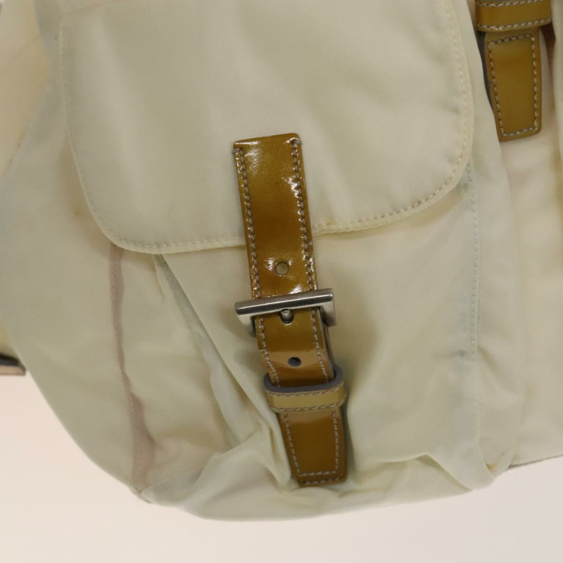 【日本直送】PRADA 雙肩包 尼龍 白色 銀色 正品 138353-24