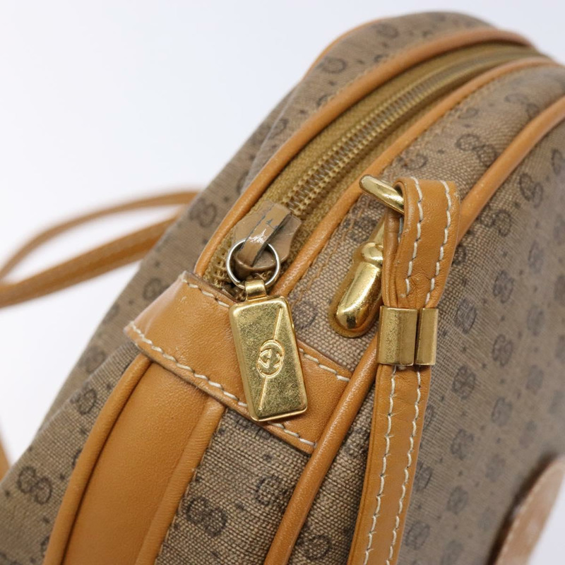 【日本直送】GUCCI Micro GG Supreme 單肩包 PVC 米色 金色 007 115 5575 正品 ki5921-8