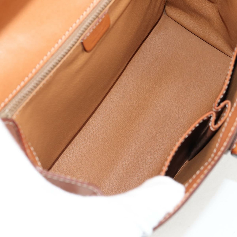 【日本直送】CELINE Macadam帆布手提包 PVC皮革 2way Brown Gold Auth ki5899-10