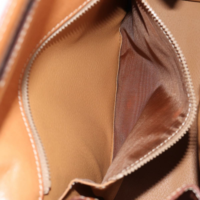 【日本直送】CELINE Macadam帆布手提包 PVC皮革 2way Brown Gold Auth ki5899-26