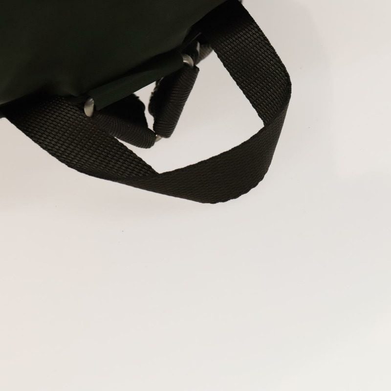 【日本直送】PRADA 雙肩包 尼龍 卡其色 銀色 正品 ki5908-6