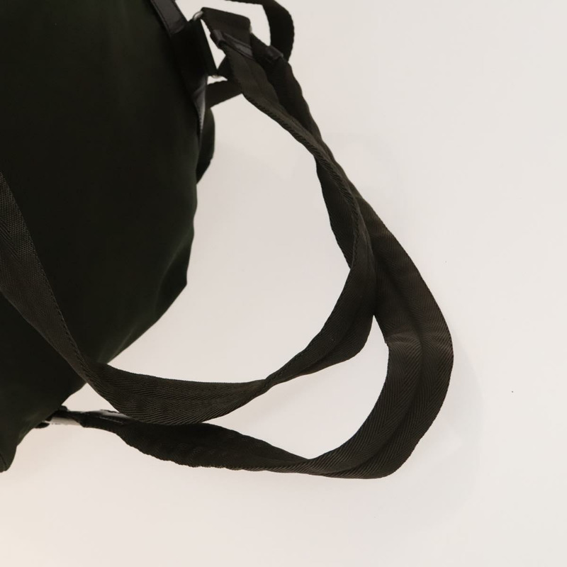 【日本直送】PRADA 雙肩包 尼龍 卡其色 銀色 正品 ki5908-7