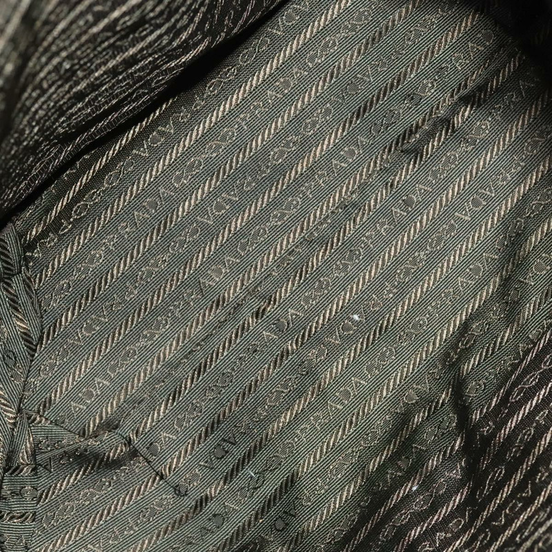 【日本直送】PRADA 雙肩包 尼龍 卡其色 銀色 正品 ki5908-9