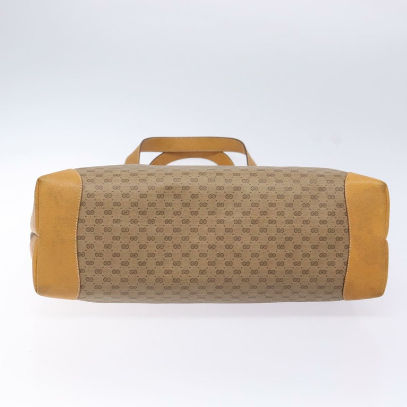 【日本直送】GUCCI Micro GG Supreme 手提包 PVC 米色 金色 正品 ki5973-4