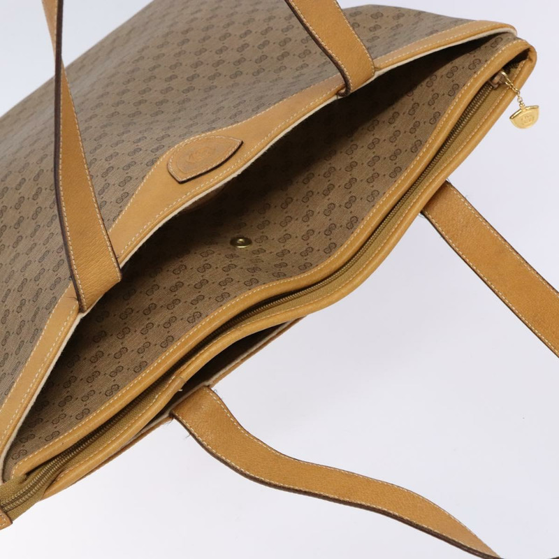 【日本直送】GUCCI Micro GG Supreme 手提包 PVC 米色 金色 正品 ki5973-5